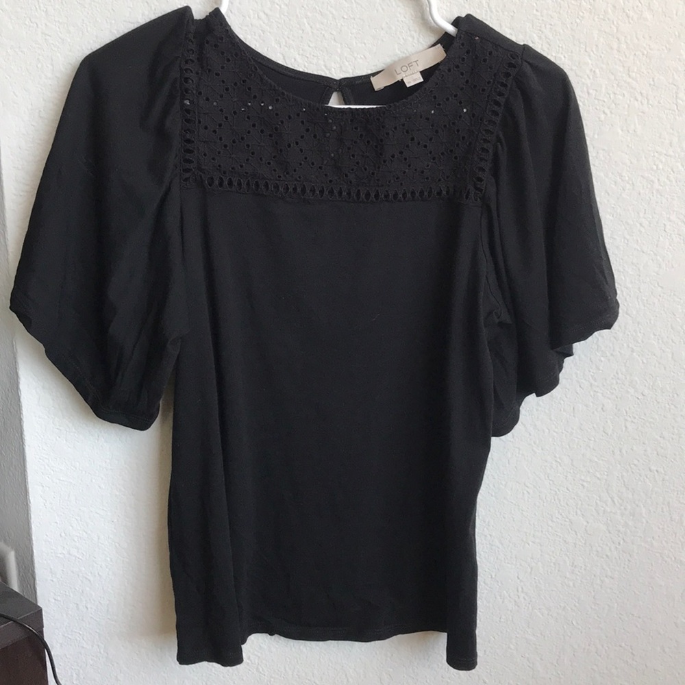 LOFT black blouse